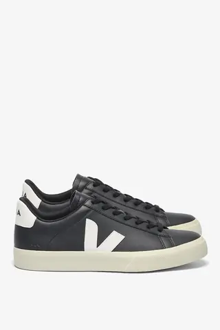 VEJA CAMPO LEATHER NEGRO