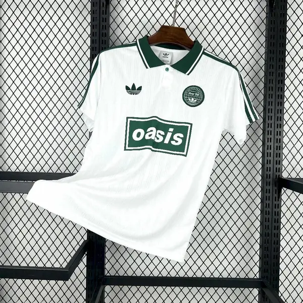 Camiseta Oasis 25 - BLANCA Y VERDE