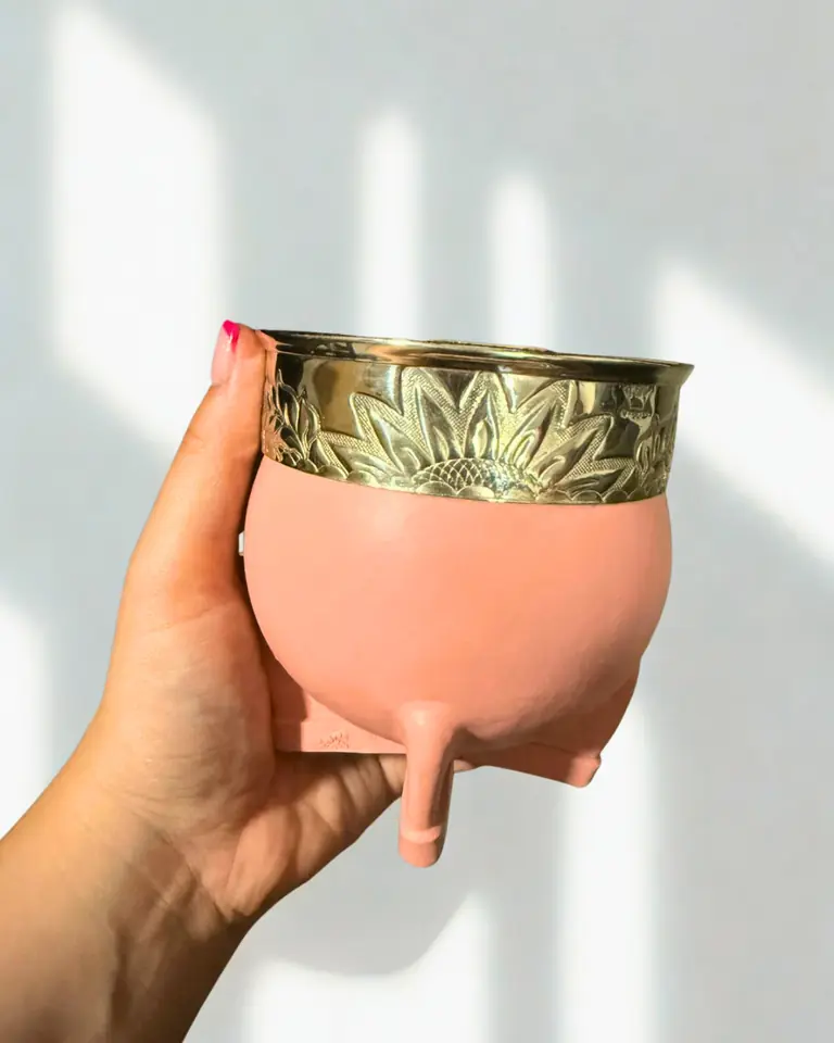 Mate Imperial (color a elección) con Bombilla  de Alpaca de regalo