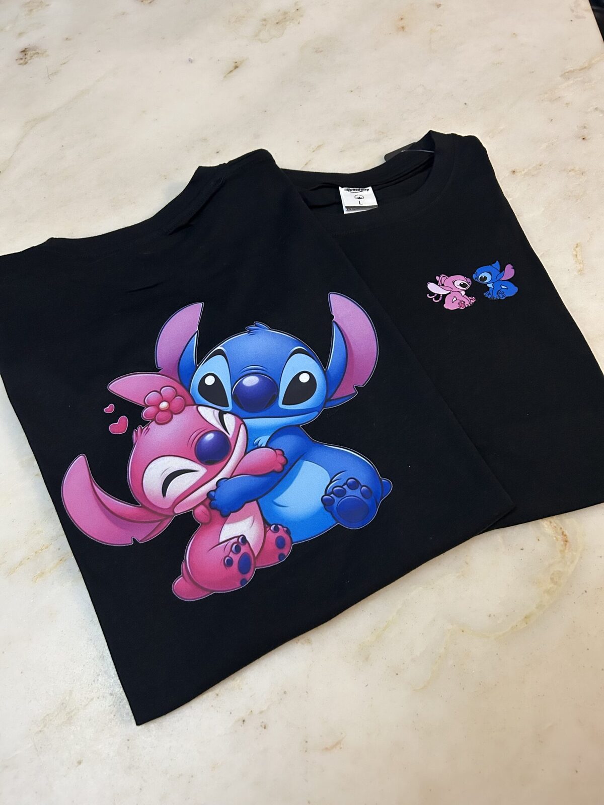 Remeras para pareja stitch🩷💙