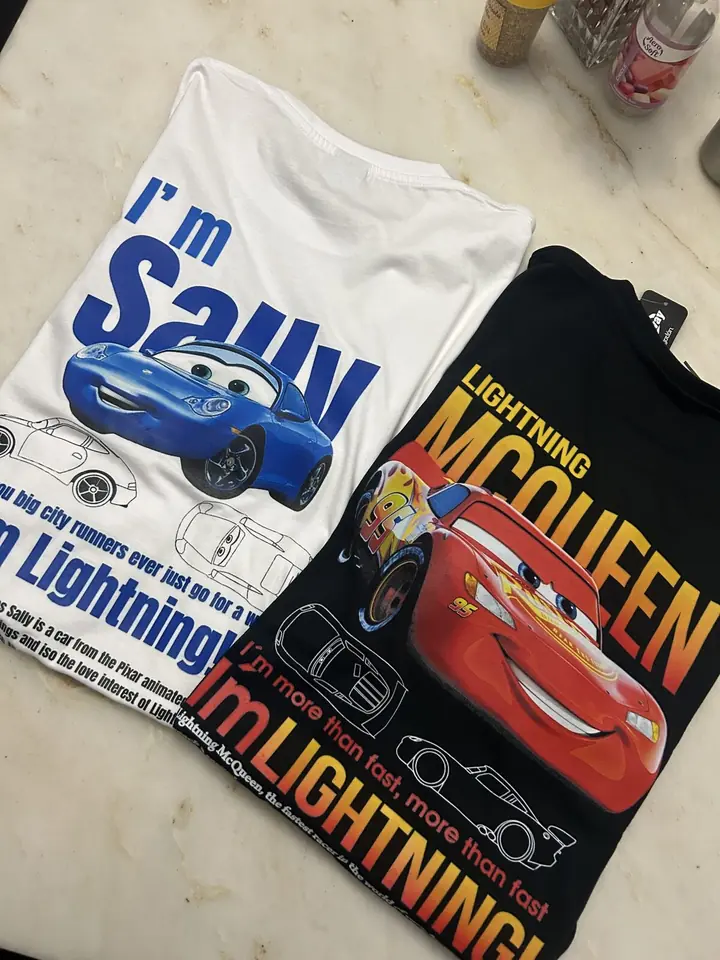 Remeras de pareja Cars 🚘 🚙