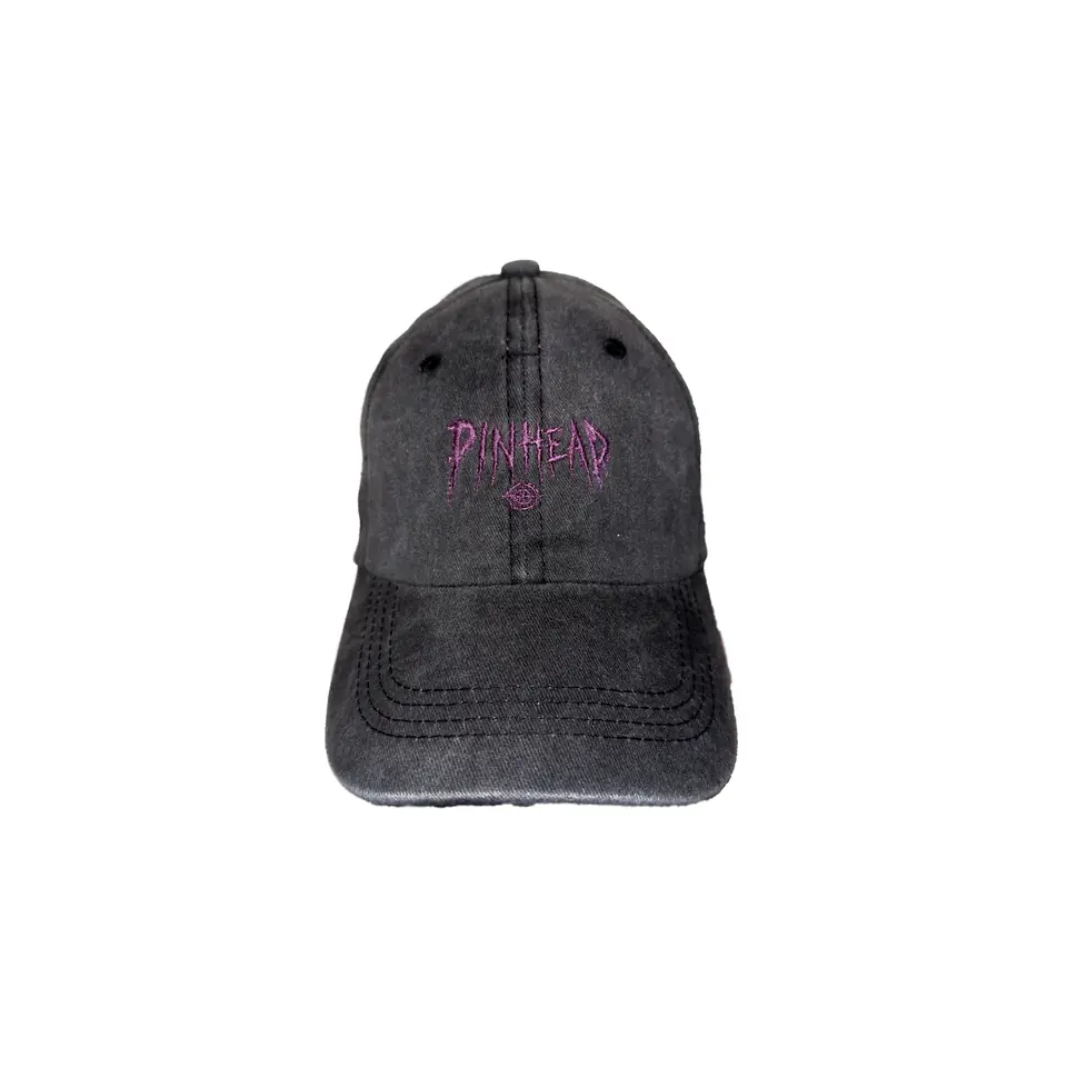 STONEWASHED/PURPLE RAZOR LOGO CAP