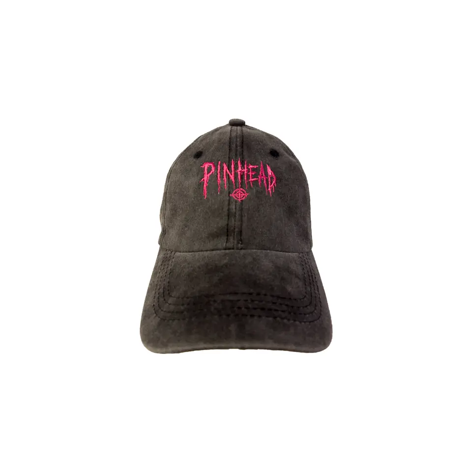 STONEWASHED/PINK RAZOR LOGO CAP