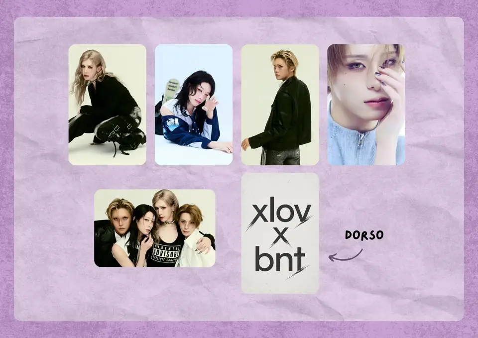 XLOV x BNT Photocard Set