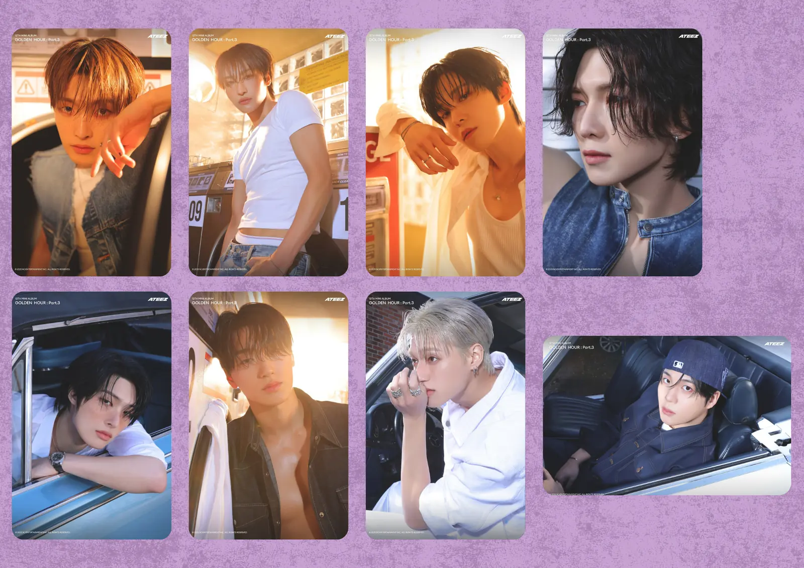 ATEEZ - 'GOLDEN HOUR : Part.3' #3 Photocard Set