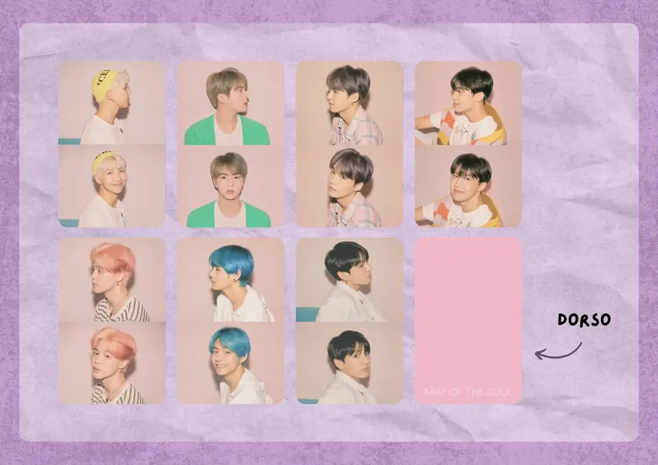 BTS - Map of the Soul : PERSONA Ver. 1 Photocard Set