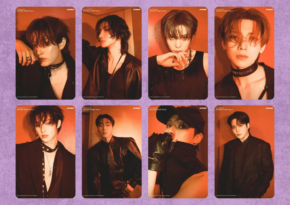ATEEZ - 'GOLDEN HOUR : Part.3' #1 Photocard Set