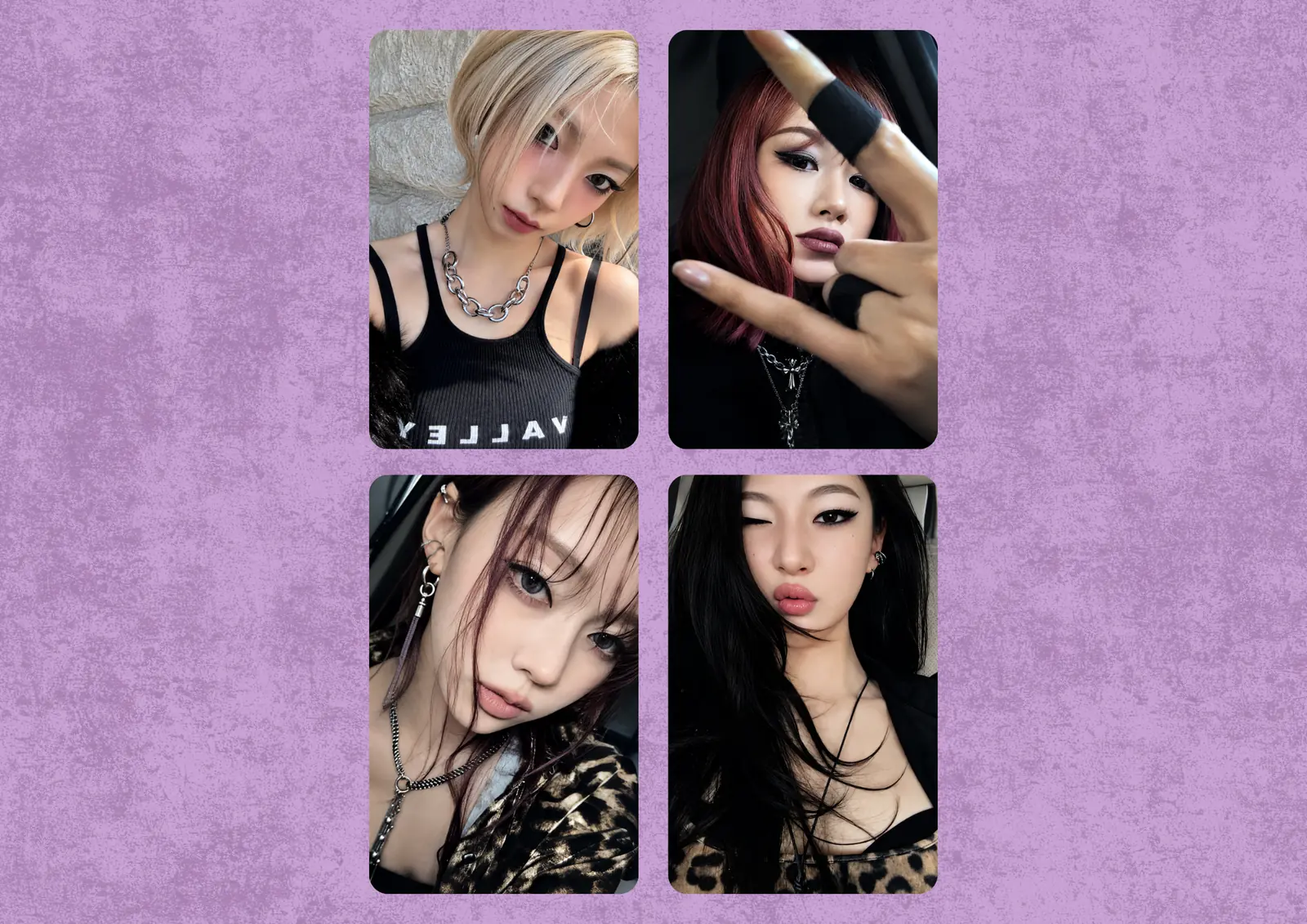 AESPA DIRTY WORK DIRTY CASE B Ver. Photocard Set