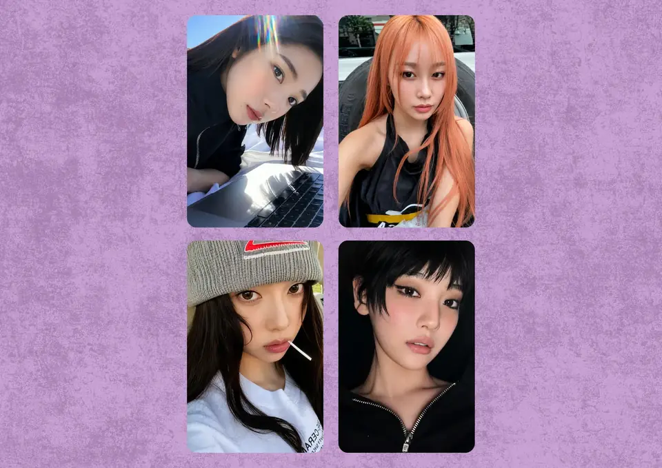AESPA DIRTY WORK DIRTY CASE A Ver. Photocard Set