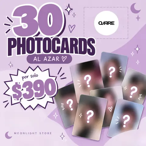 Pack 30 Photocards Fanmade Q_ARE