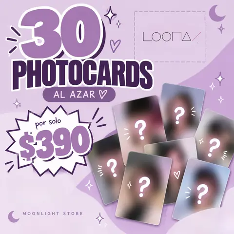 Pack 30 Photocards Fanmade LOONA