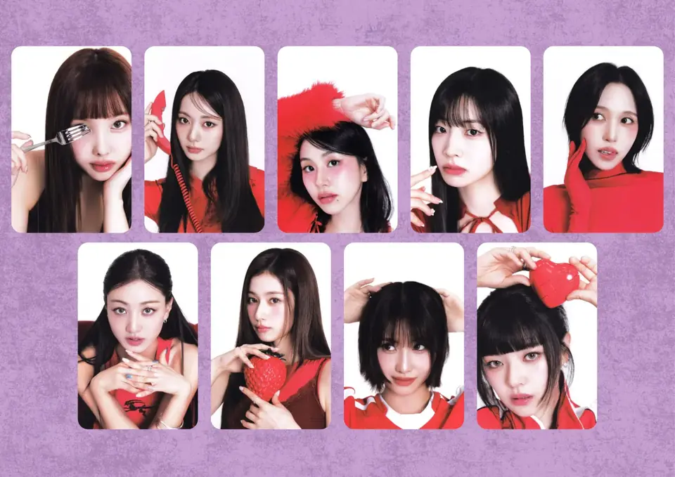 TWICE - Red Whispers SSG 2026 Mini Poster Photocard Set