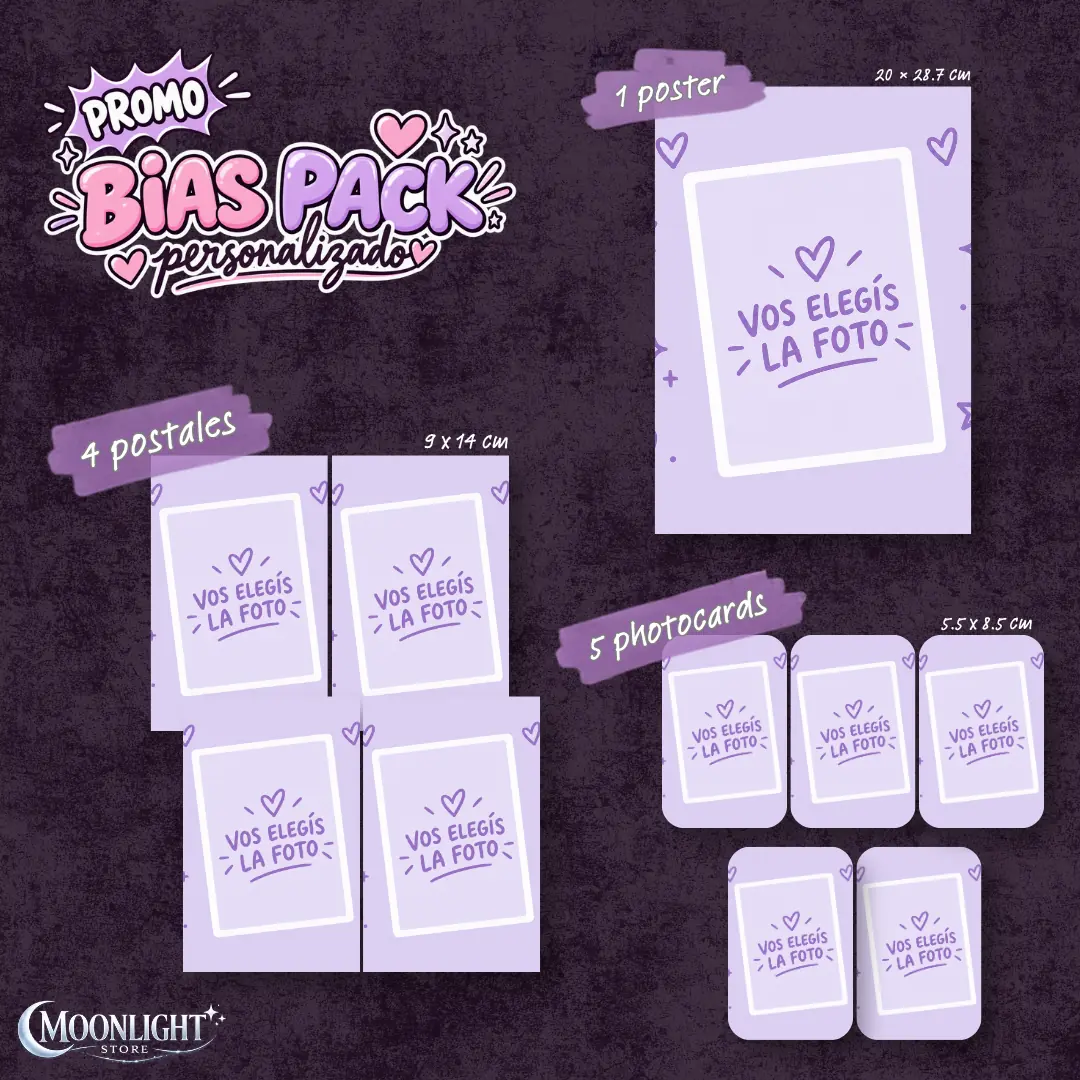 Bias Pack Personalizado con Poster