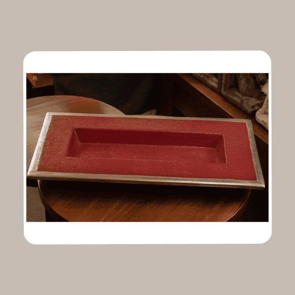 Centro Sushi Rojo Craquelado
