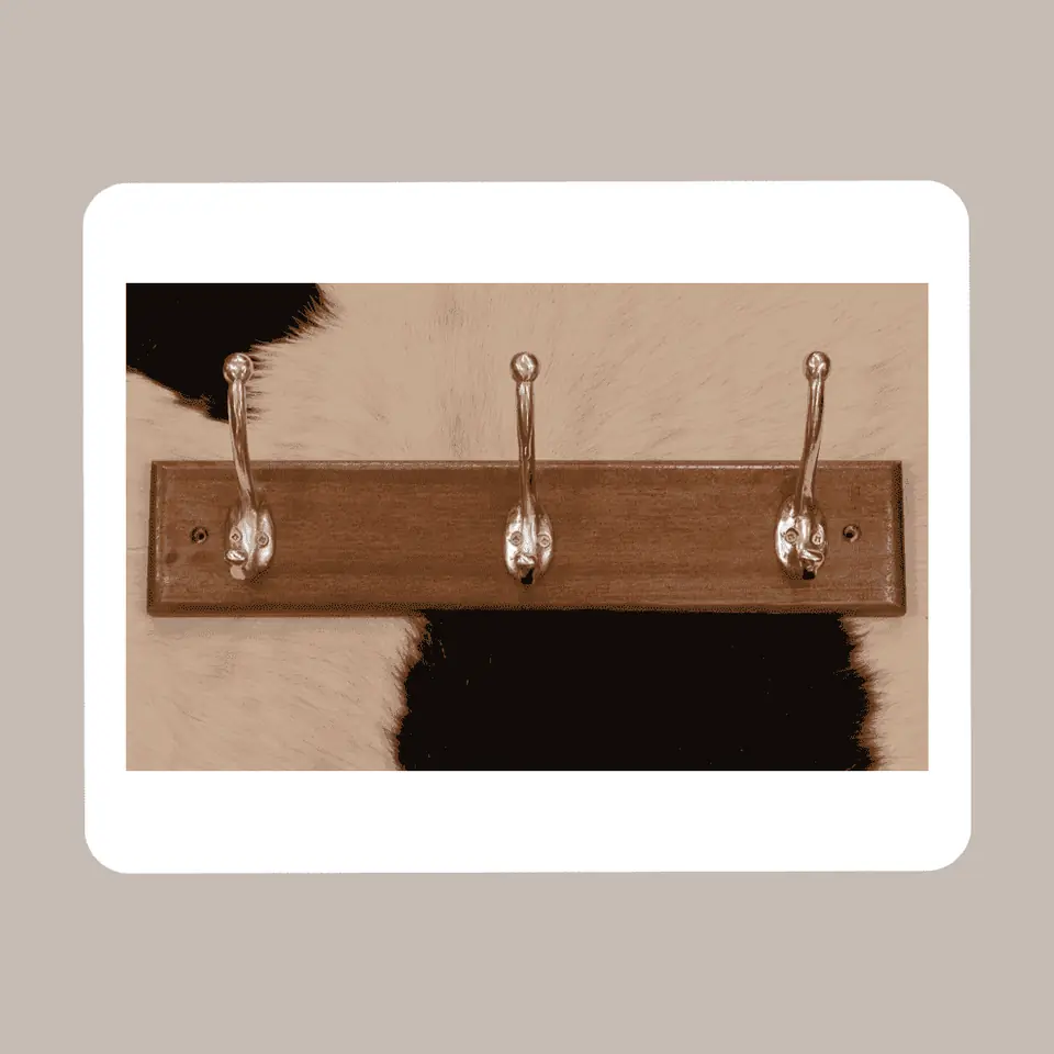 Perchero De Pared 3 Perchas