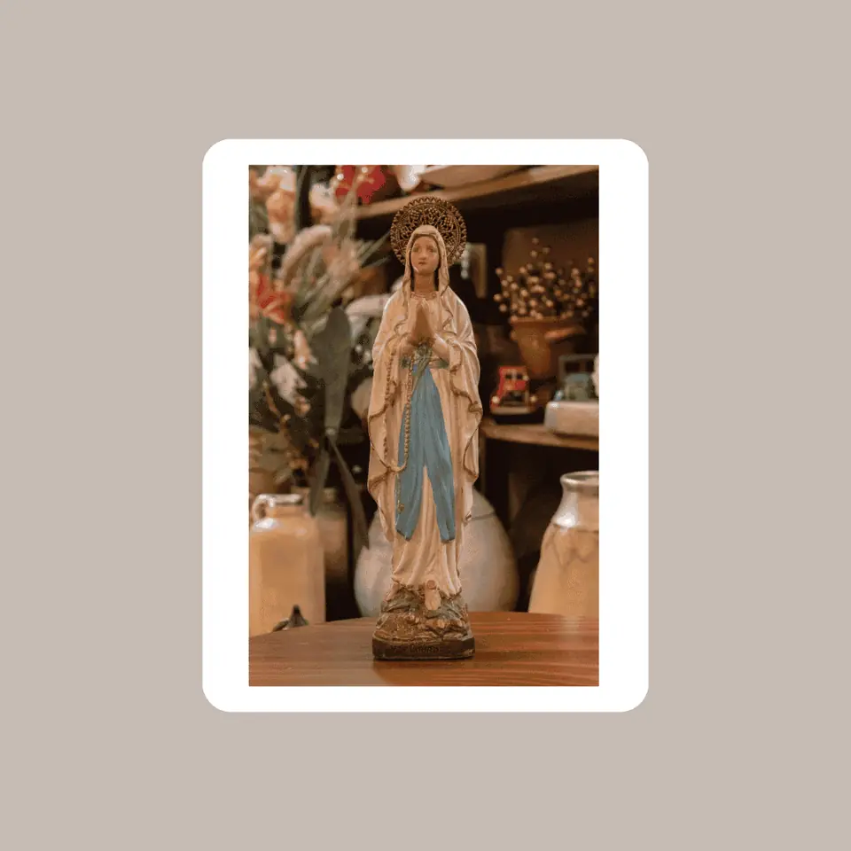 Virgen De Lourdes Color