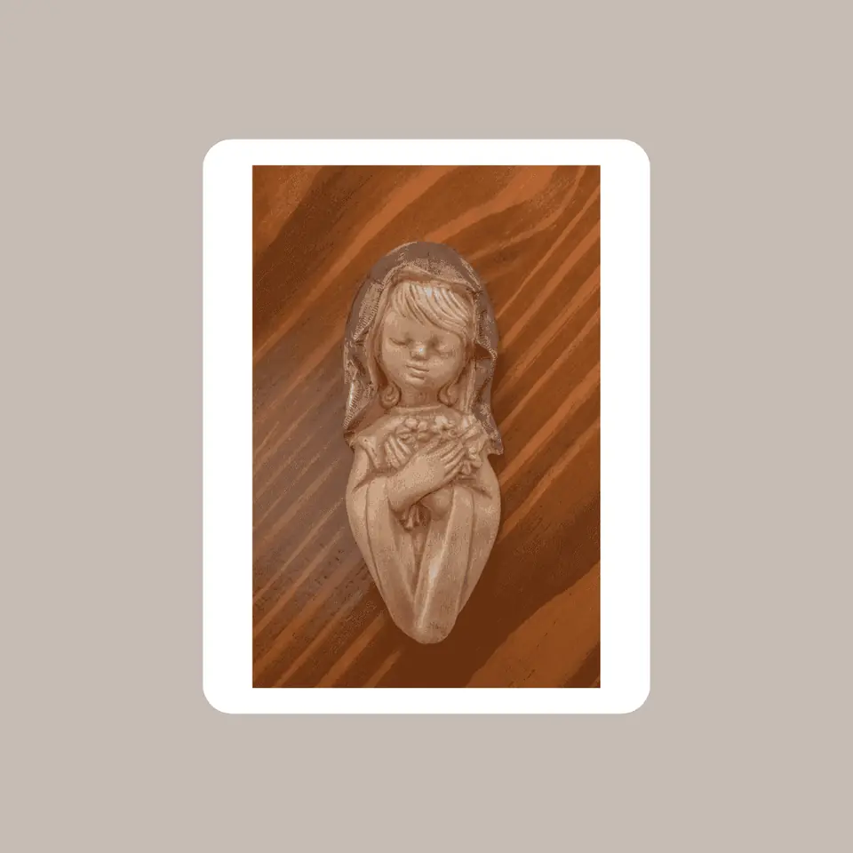 Virgen Niña Manto