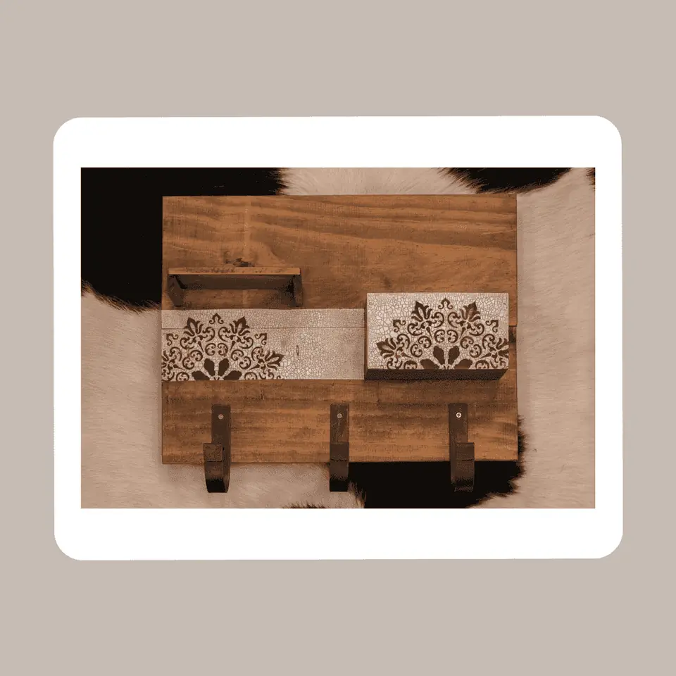 Perchero De Pared Multi Mandala 4 Perchas