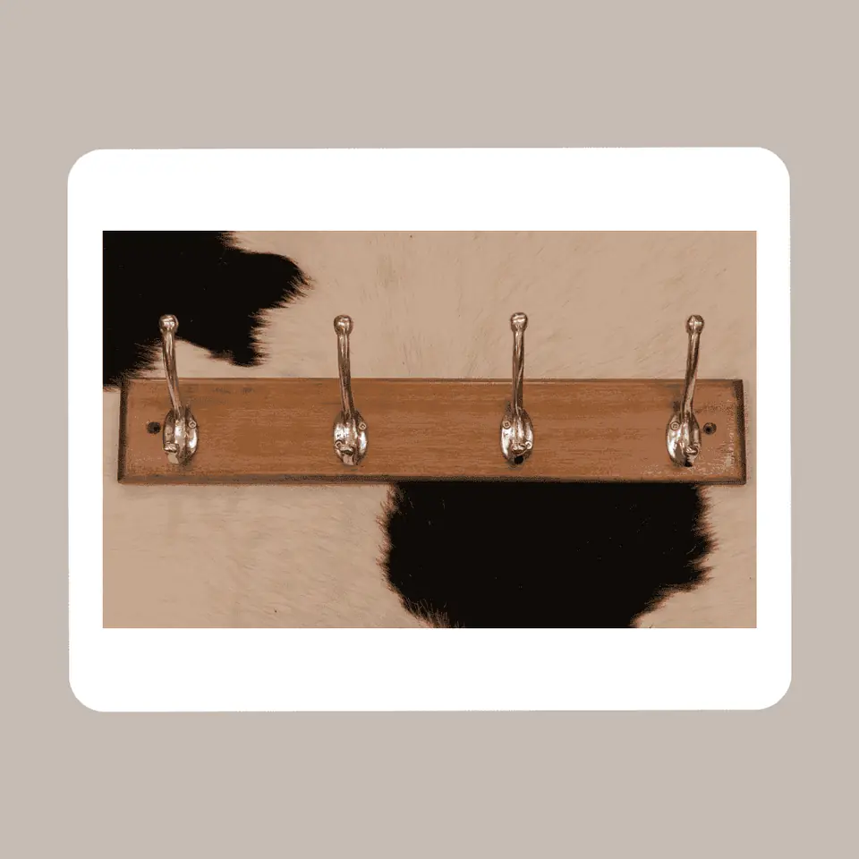 Perchero De Pared 4 Perchas