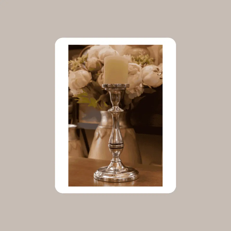 Candelabro Peltre Gde