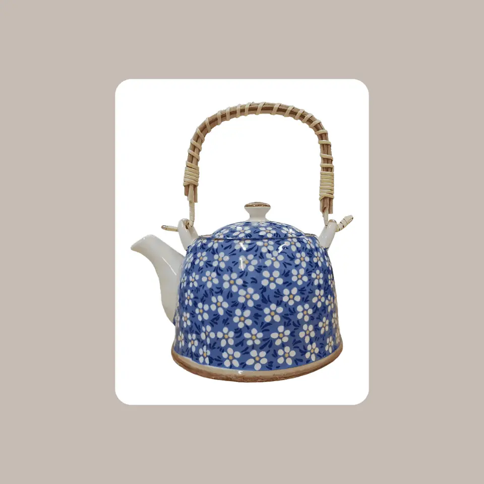Tetera Con Infusor Azul 600 ml