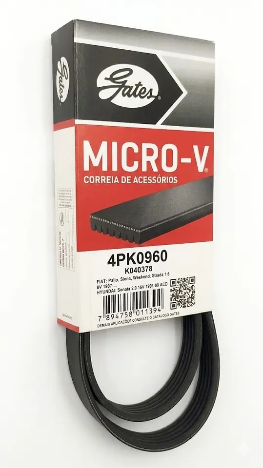 Correa de Accesorios Gates Micro-V 4PK0960 / K040378