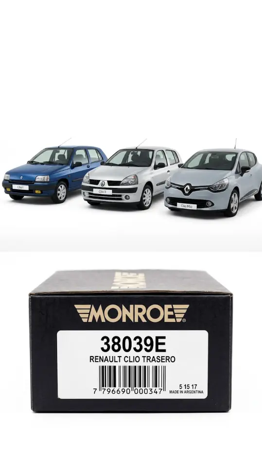 Amortiguador Trasero Renault Clio Monroe 38039E