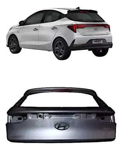 Tapa Trasera Maletero Hb20 Hatch 2023 2024
