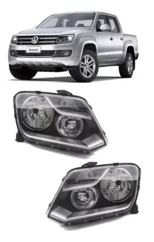 Par De Faros Vw Amarok  Ajuste Manual