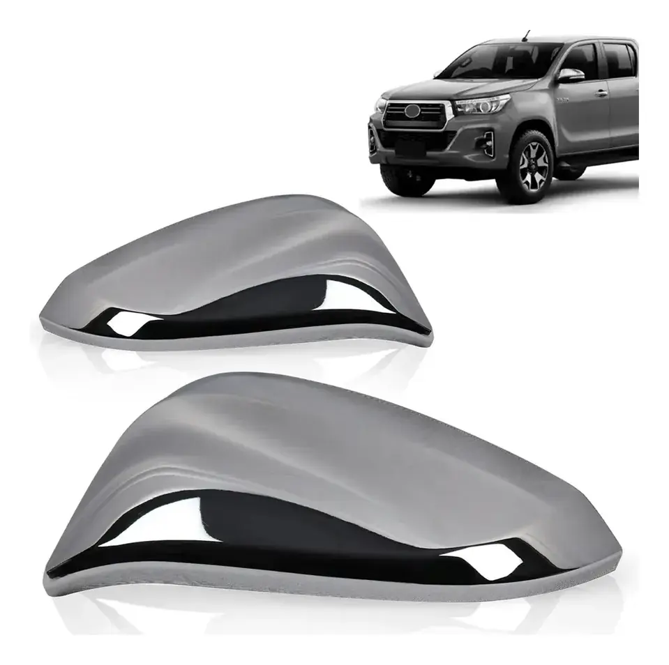 Cubierta cromada para espejo lateral de Hilux (2016–2026)