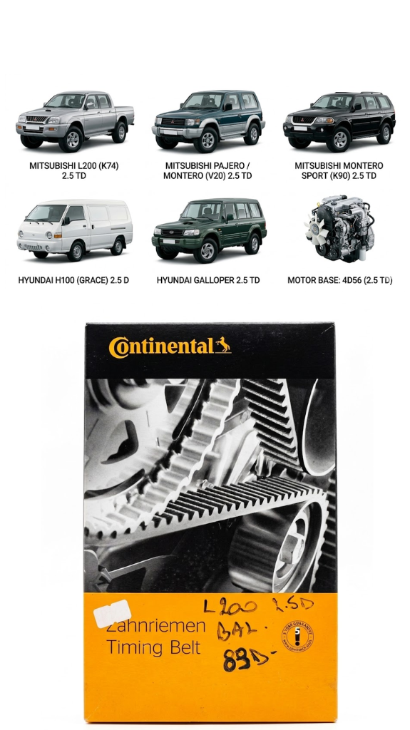 Correa de Distribución de Eje Balanceador Continental (99 Dientes)