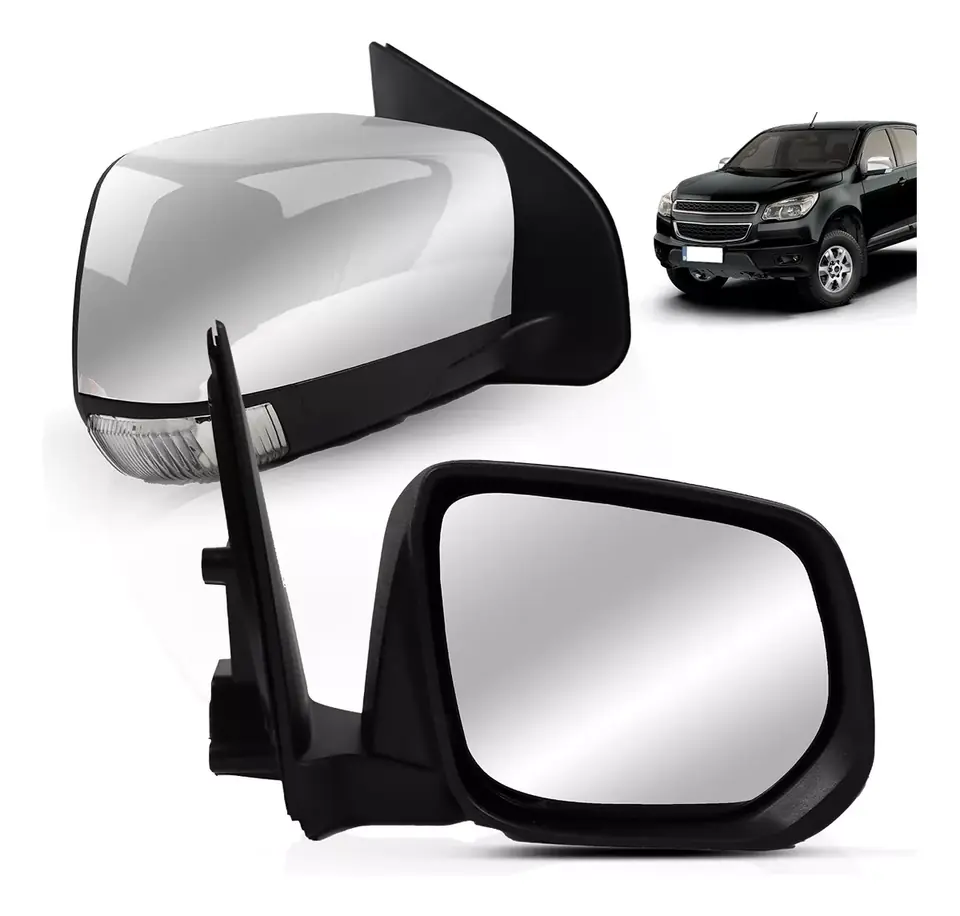 Espejo retrovisor S10 2013 2014 2015 2016 retráctil eléctrico con señal de giro