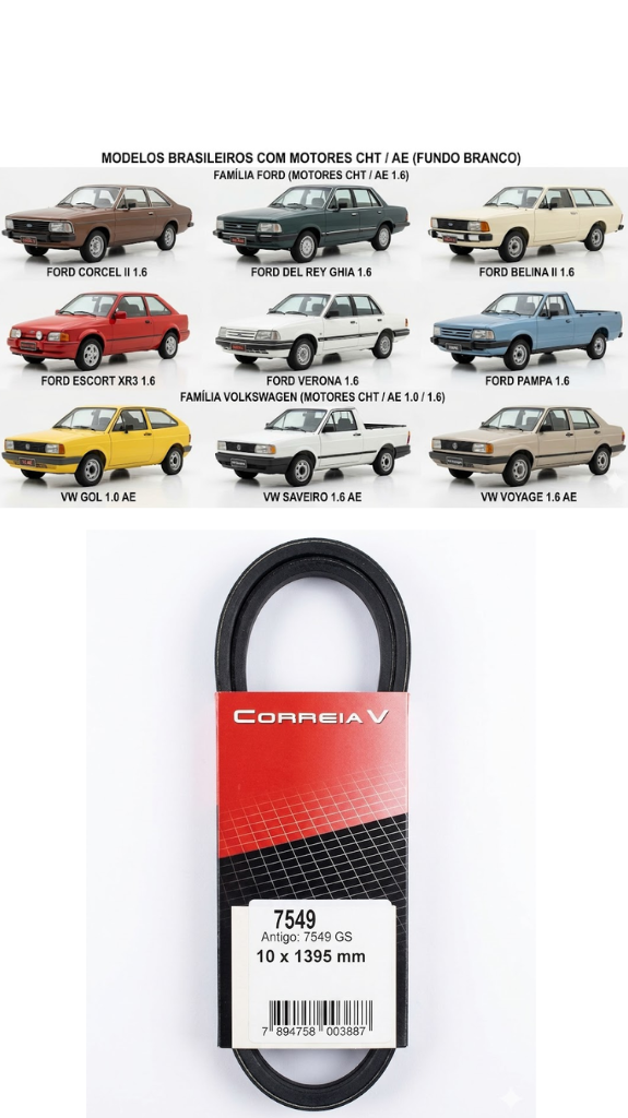 Correa en V Aopai 13 x 690 (Línea Automotriz e Industrial)