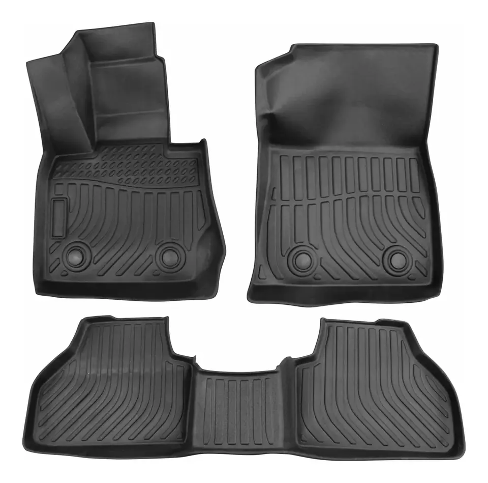 Juego de alfombras interiores para BMW X3 F25, modelo bandeja, 3 piezas, Vo6