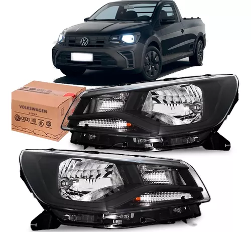Par farol Saveiro 2024 2025  Borde Robusto Negro Original