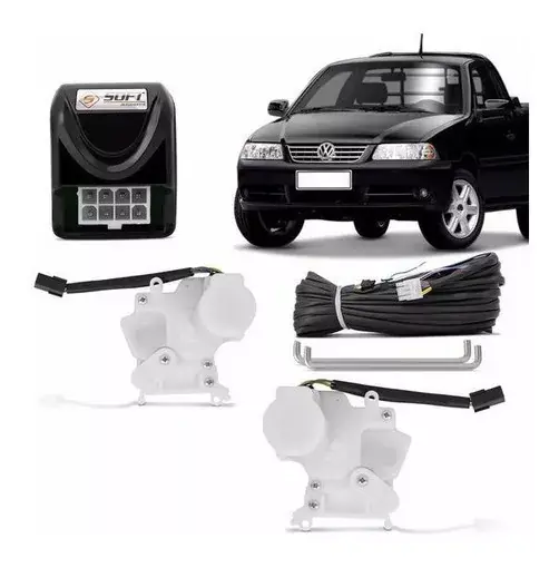 Kit de cerradura eléctrica original Gol Saveiro Fox G2 G3 2 puertas