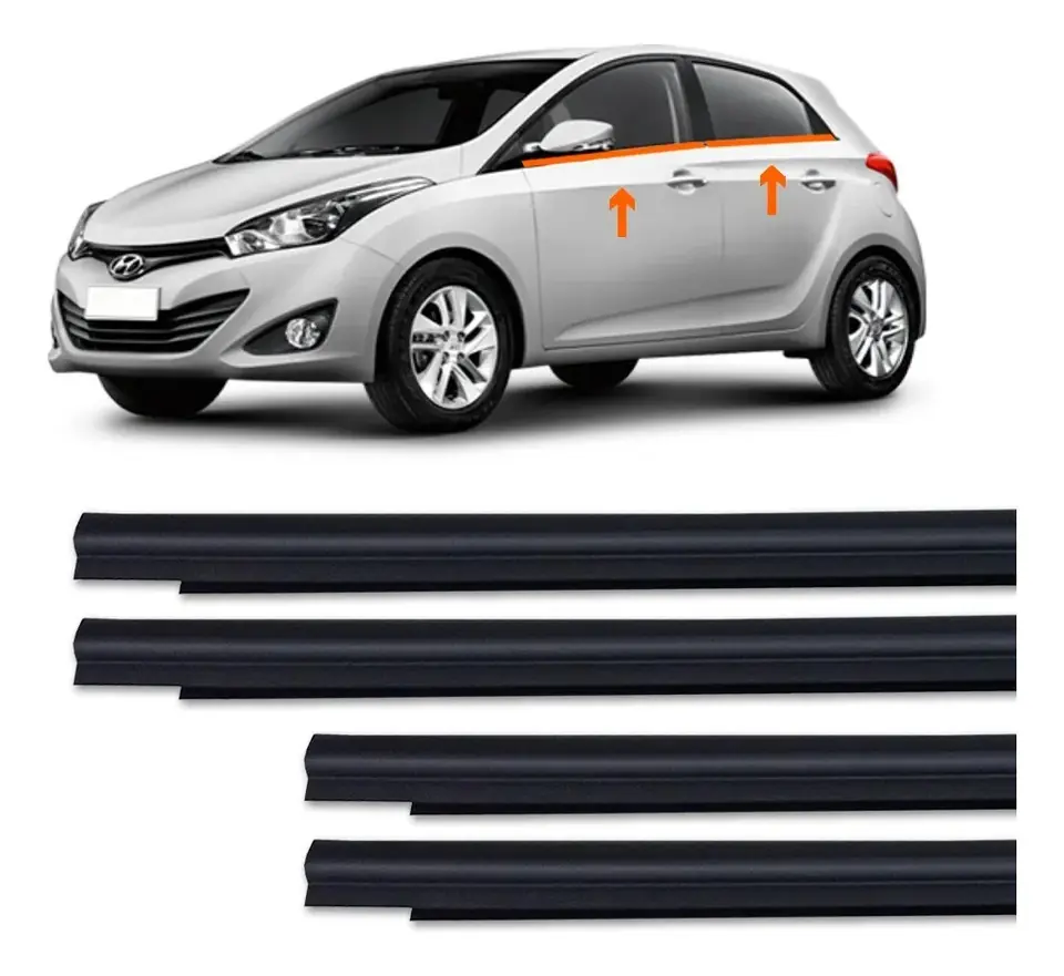 Juego de 4 colisas exteriores delanteras/traseras Hb20 Hatch 2012 a 2019