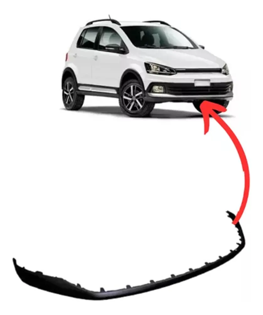 Faldón de paragolpes delantero