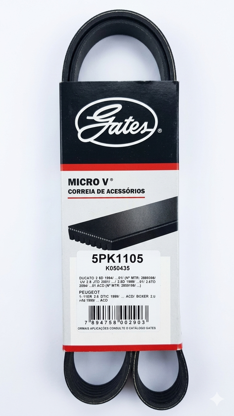 Correa de Accesorios Gates Micro-V 5PK1105