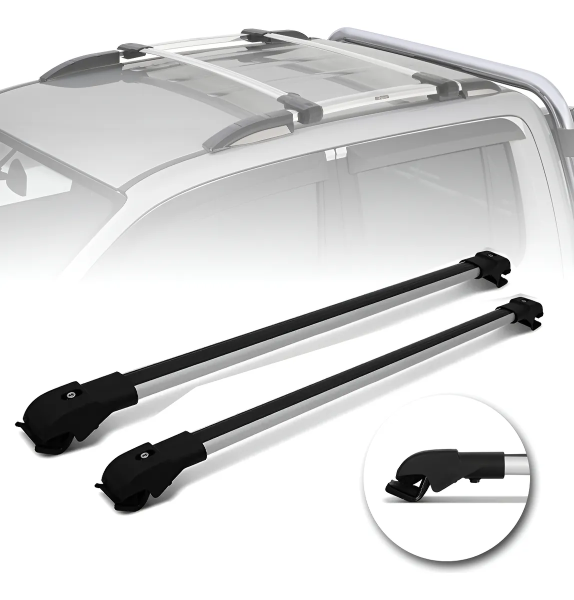 Portaequipajes de techo con barras transversales