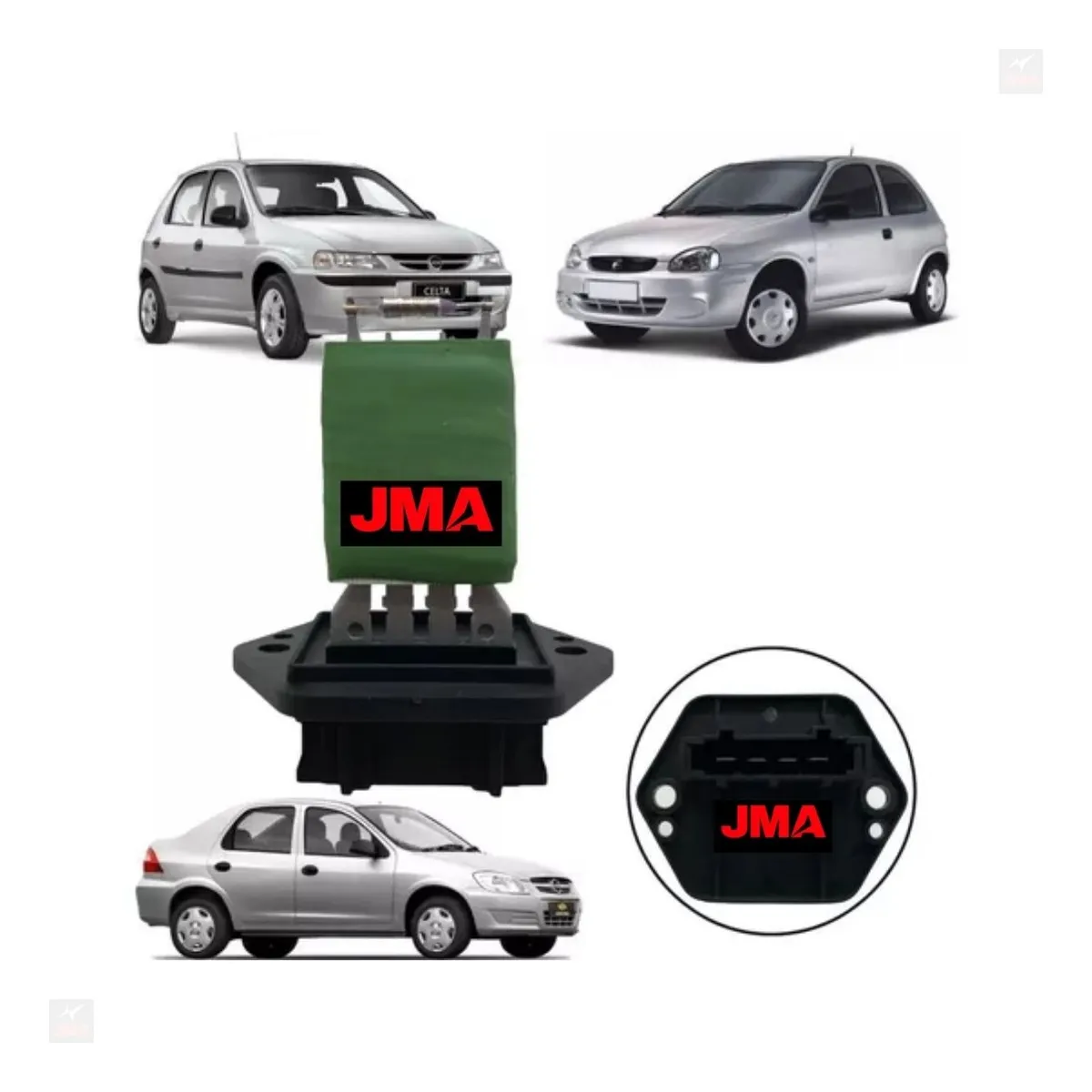 Resistencia del aire acondicionado Prisma Classic del Corsa Celta