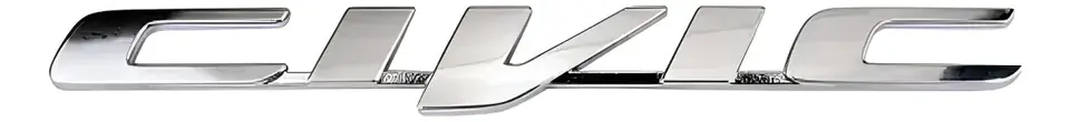 Emblema Tapa Trasera Civic Honda Nuevo Civic 2012 Al 2016 Cromado