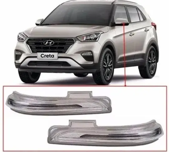 Par de intermitentes de espejo retrovisor para Hyundai Creta 2017 a 2020 originales