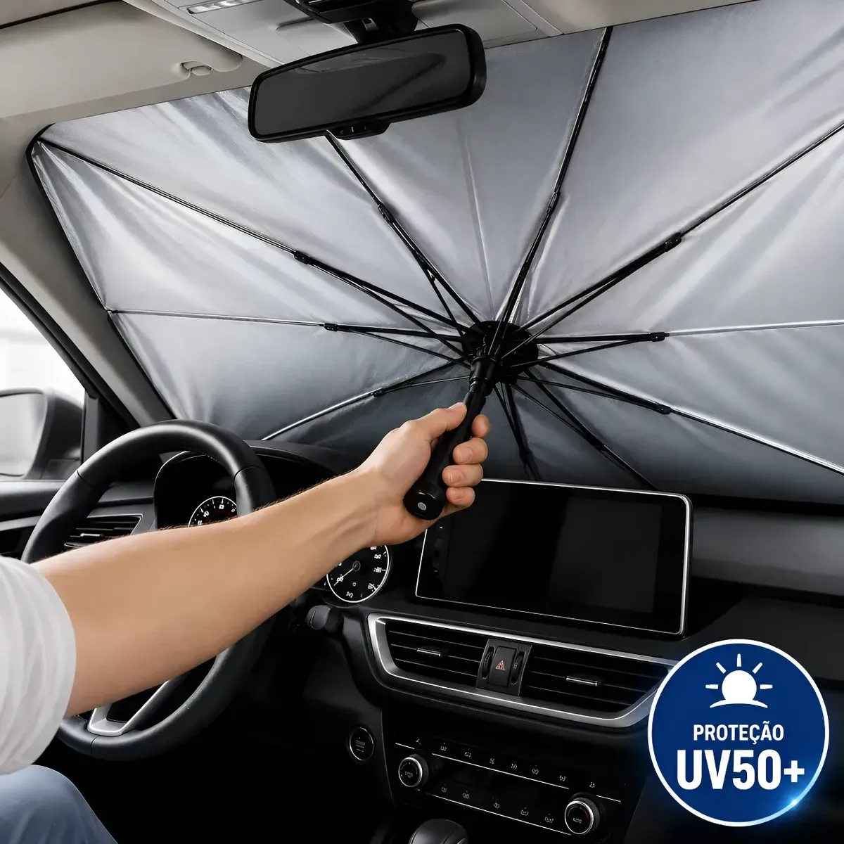 Parasol para parabrisas, parasol para coche, sombrilla, UV50