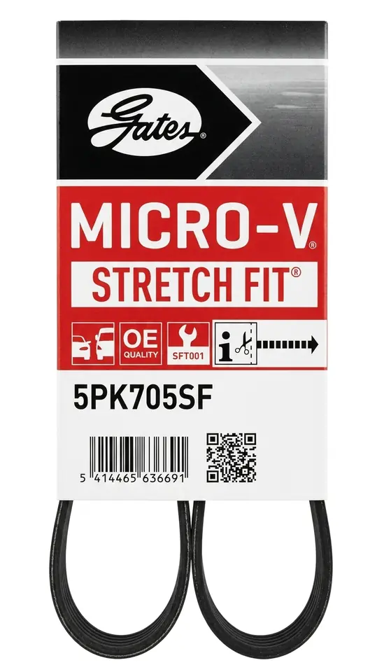 Correa de Accesorios Gates Micro-V Stretch Fit 5PK705SF
