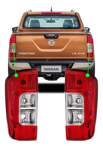 Par de faros traseros Frontier 22/23 Original