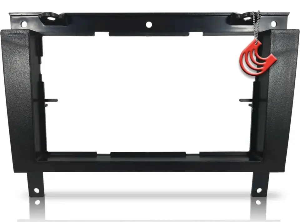 Marco de Panel Multimedia DVD MP5 2 Din para Gol G3, Parati G3, Saveiro G3 - Negro