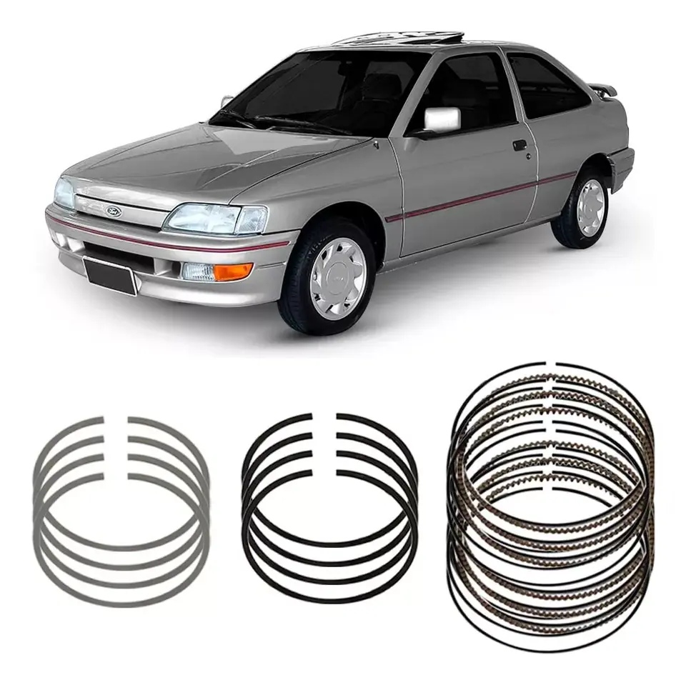 Juego Aros Segmento Std Ford Escort 85 86 87 88 89 90 91 92