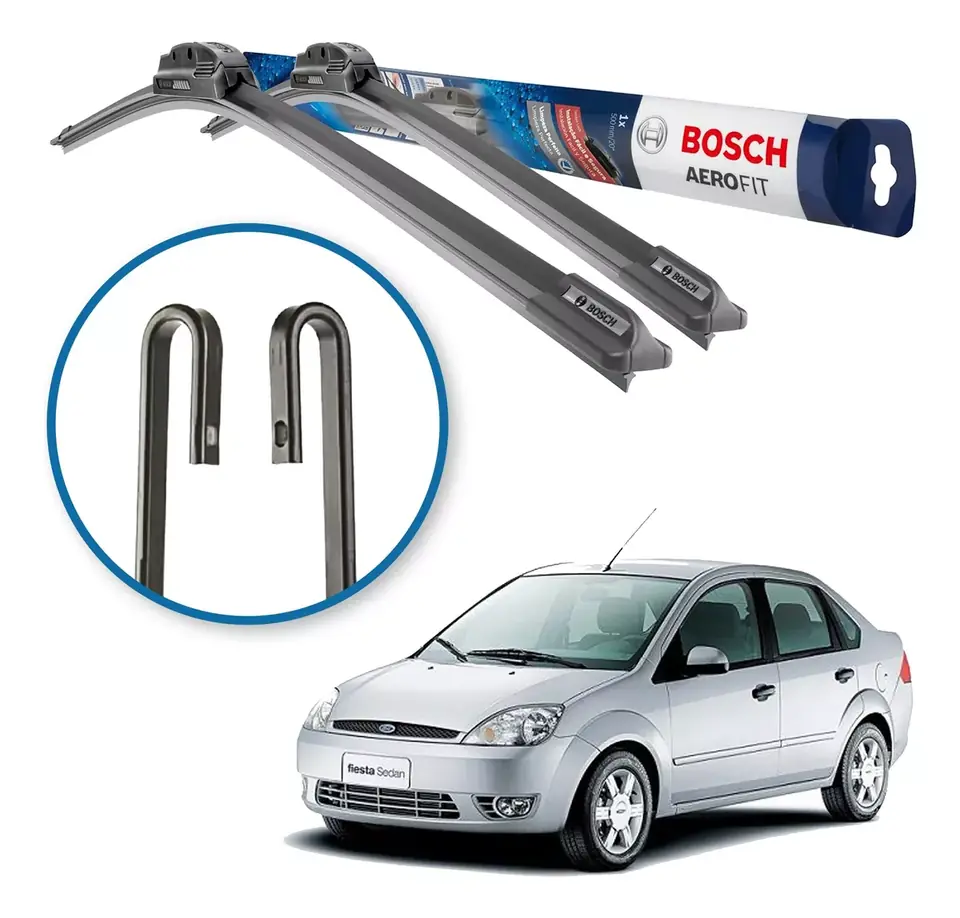 Paletas Limpia parabrisa Ford Fiesta Sedan 2005 2006 2007 2008 2009 2010