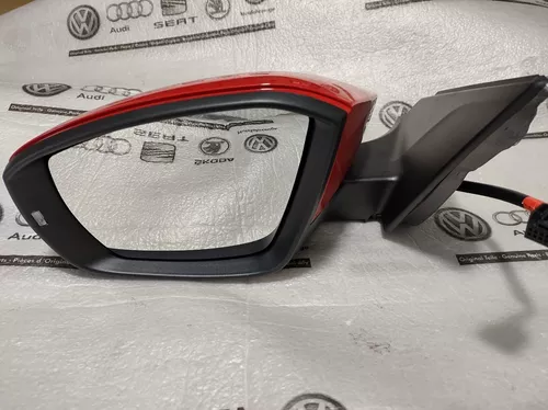 Retrovisor Eléctrico Retráctil Rojo Nivus 2022 Original